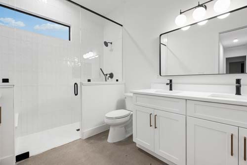 White bathroom