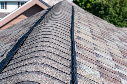 Ventilators on a roof - closeup view.